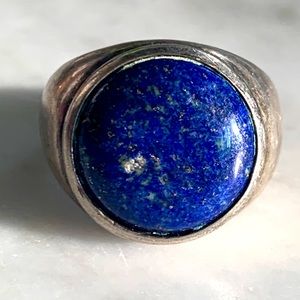 Sodalite 925 Sterling silver ring size 10
